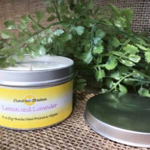 Lemon and Lavender Soy Candle